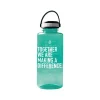 Water Bottles<Baudville Drink it Up! "Making a Difference" Plastic Water Bottle, 36 oz., Green, 2/Pack (1396376P231)