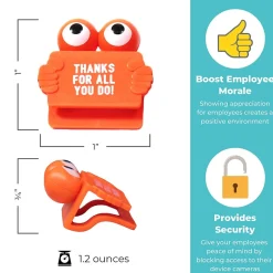 Baudville Google Eye Webcam Covers, 5/Pack (137218131)