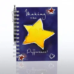 Baudville ® Hardcover Journal W/ Pen, Making the Difference Outlet