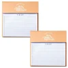 Baudville Make a Difference Memo Pad, 8.75" x 6", Narrow Ruled, 100 Sheets/Pad, 2 Pads/Pack (1393297P231) Best