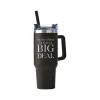 Water Bottles<Baudville Thirst Quencher Big Deal Tumbler, Black, 40 Oz. (93443)