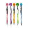 Baudville Tie-Dye Mood Retractable Pens, Black Ink, 5/Pack (94380)