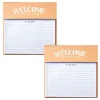 Baudville Welcome to the Team Memo Pad, 8.75" x 6", Narrow Ruled, 100 Sheets/Pad, 2 Pads/Pack (1393296P231) New