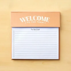 Baudville Welcome to the Team Memo Pad, 8.75