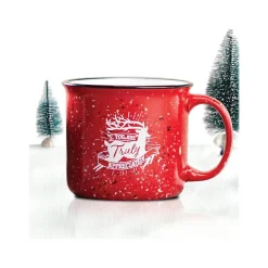 Baudville "You Are Truly Appreciated" Ceramic Coffee Mug, 13 oz., Red/White (70970)