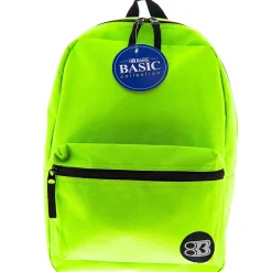 Backpacks<Bazic Basic 2-Piece Laptop Backpack Set, Medium, Lime Green, 2/Bundle (BAZ1034-2)