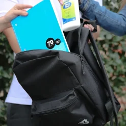 Backpacks<Bazic Classic Laptop Backpack, Medium, Navy Blue (BAZ1060)