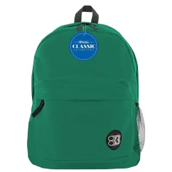 Bazic Products Classic Backpack, Green, Pack of 2 (BAZ1053-2)