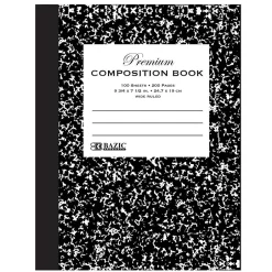 Bazic 1-Subject Composition Notebooks, Wide Ruled, 100 Sheets, Multicolor, 6/Bundle (BAZ5090-6) Discount
