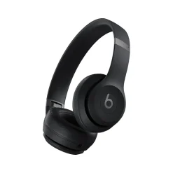 Beats Solo 4 Wireless On-Ear Headphones, Bluetooth, Matte Black (MUW23LL/A)