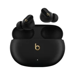 Headphones<Beats Studio Buds + Wireless Noise Canceling Bluetooth Earbuds, /Gold (MQLH3LL/A) Black