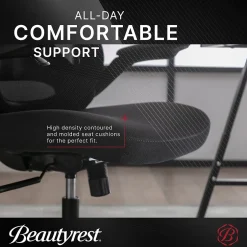 New ErgoMax Ergonomic Mesh Swivel Task Chair, (60078-BLK) Ergonomic Chairs