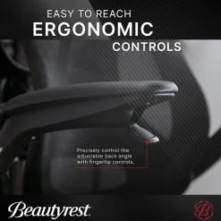 New ErgoMax Ergonomic Mesh Swivel Task Chair, (60078-BLK) Ergonomic Chairs