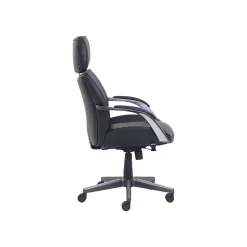 Leather Computer and Desk Chair, Black/Gray (51546) Office Chairs