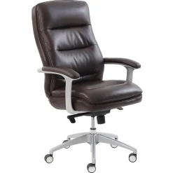 Discount Platinum Sofil Bonded Leather Executive Chair, (49404BR) Office Chairs