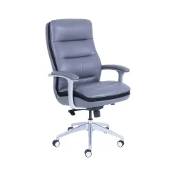 Hot Platinum Sofil Bonded Leather Executive Chair, (49404) Ergonomic Chairs