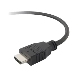 Hdmi Cables<Belkin 12' HDMI to HDMI Audio/Video Cable, Male to Male, Black (BKNF8V3311B12)