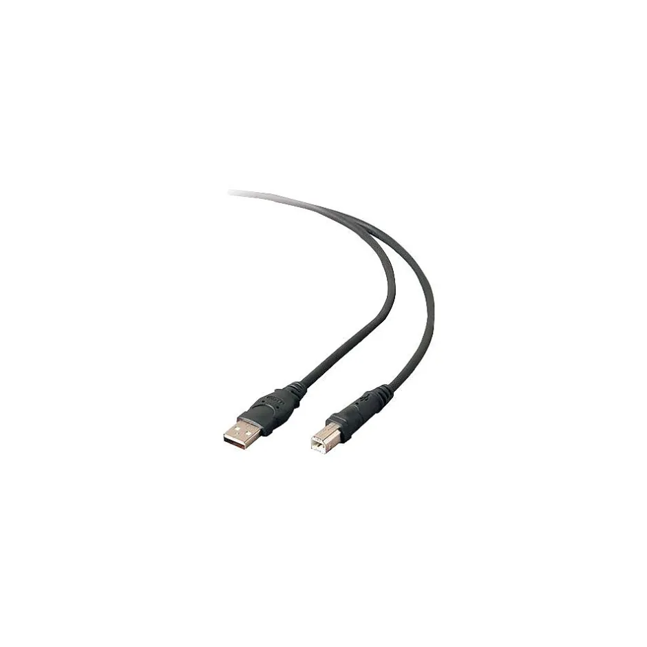 Usb Cables<Belkin ® 6' Hi-Speed USB 2.0 Cable, Black