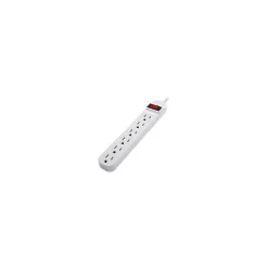 Surge Protectors & Power Strips<Belkin 6 Outlet Power Strip, White (F9P609-03)