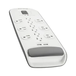 Surge Protectors & Power Strips<Belkin 12 Outlets Surge Protector, 6' Cord, White (BV112050-06)