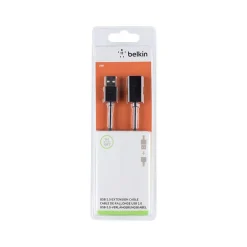 Usb Cables<Belkin 10' USB A Male/A Female, Black (F3U153BT3M)