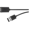 Usb Cables<Belkin 6' USB A Male/A Female, Black (F3U153BT1.8M)