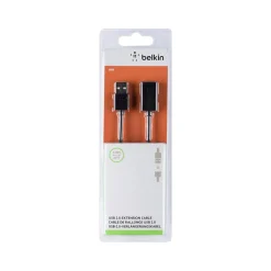 Usb Cables<Belkin 6' USB A Male/A Female, Black (F3U153BT1.8M)