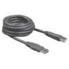 Usb Cables<Belkin 10' USB A to USB B Cable, Male to Male, Gray/Silver (F3U133B10)
