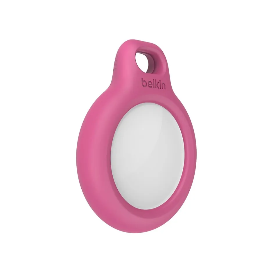 Belkin AirTag Secure Holder with Strap, Pink (F8W974btPNK)