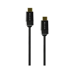 Ethernet Cables<Belkin AV10050BT5M 16.4' HDMI 4K Audio/Video Cable, Black