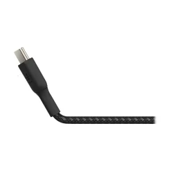 Power Cables<Belkin BOOST CHARGE 6.56' USB Type-C to Type-C Power Cable, Male to Male, Black (CAB004BT2MBK)