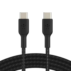 Power Cables<Belkin BOOST CHARGE Braided USB-C to USB-C Cable, 1m / 3.3 ft., Black