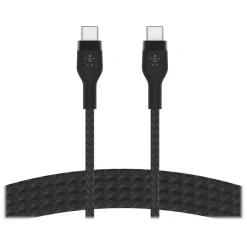 Belkin BOOST CHARGE PRO Flex USB Type-C Cable for Most Smartphones, Black (CAB011BT2MBK)