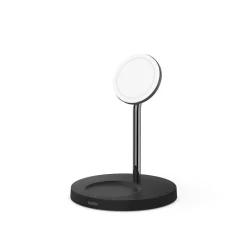 Belkin BOOST CHARGE PRO Wireless Charger with MagSafe for iPhone 12, Black (WIZ010TTBK)