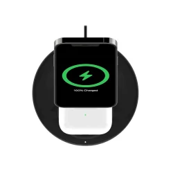 Belkin BOOST CHARGE PRO Wireless Charger with MagSafe for iPhone 12, Black (WIZ010TTBK)