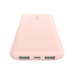 Belkin BOOST CHARGE USB Power Bank, 10000mAh, Rose Gold (BPB011BTRG)