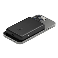 Belkin BOOST↑CHARGE Magnetic Wireless Power Bank for iPhone 12/13, 2500mAh, Black (BPD002btBK)