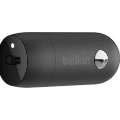 Belkin BoostCharge USB Type-C Universal Car Charger, Black (CCA004BTBK)