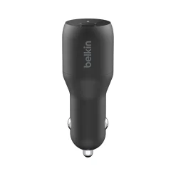 Belkin BoostCharge USB-C Car Charger, Black (CCB002BTBK)