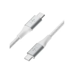 Belkin BoostCharge USB-C to USB-C Charging Cable, 6.6 ft., White (CAB004BT2MWH)
