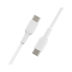 Belkin BoostCharge USB-C to USB-C Charging Cable, 3.3 ft., White, 2/Pack (CAB003bt1MWH2PK)