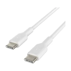 Belkin BoostCharge USB-C to USB-C Charging Cable, 3.3 ft., White, 2/Pack (CAB003bt1MWH2PK)