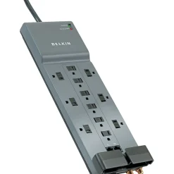 Surge Protectors & Power Strips<Belkin Professional 12-Outlet Surge Protector, 4120 Joules, 10' Cord, Dark Gray (BE112234-10)