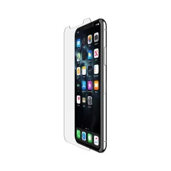 Cell Phone Screen Protectors<Belkin SCREENFORCE InvisiGlass Protector for iPhone 11 Pro Max/Xs Max (F8W941zz-AM)