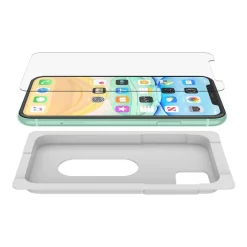 Cell Phone Screen Protectors<Belkin SCREENFORCE Tempered Glass Screen Protector for iPhone 11 (F8W948ZZ-AM)