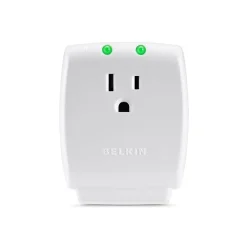 Surge Protectors & Power Strips<Belkin SurgeMaster 1 Outlet Surge Suppressor, 885 Joules, White (F9H100-CW)