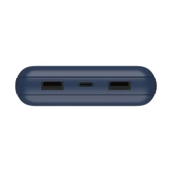 Belkin USB-A/USB-C Power Bank for Multiple Brands, 20000 mAh, Blue (BPB012btBL)