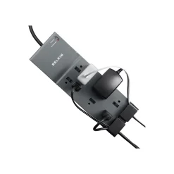 Surge Protectors & Power Strips<Belkin with Telephone Protection 8 Outlets Home/Office Surge Protector, 6 ft. Cord, (BKNBE10820006)