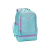 bentgo Kids Prints Mermaid Scales Backpack with Lunch Box, Teal/Purple (BGBKPAK-MMD)