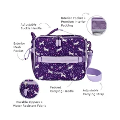 Lunch Boxes & Bags<bentgo Kids Unicorn Prints Lunch Bag, Multicolor (BGPTBAG-UNI)